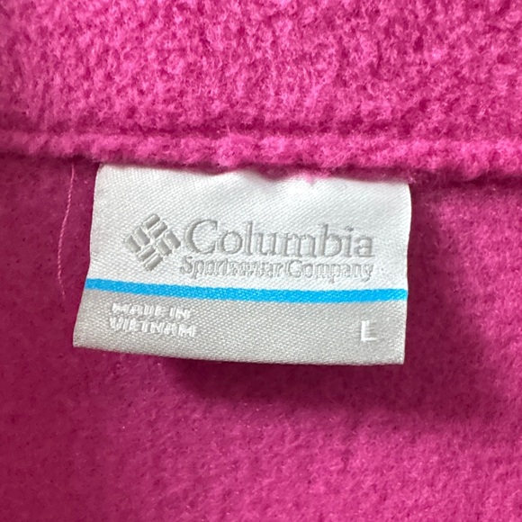 Columbia Pink Fleece Zip Up - Picture 2 of 8